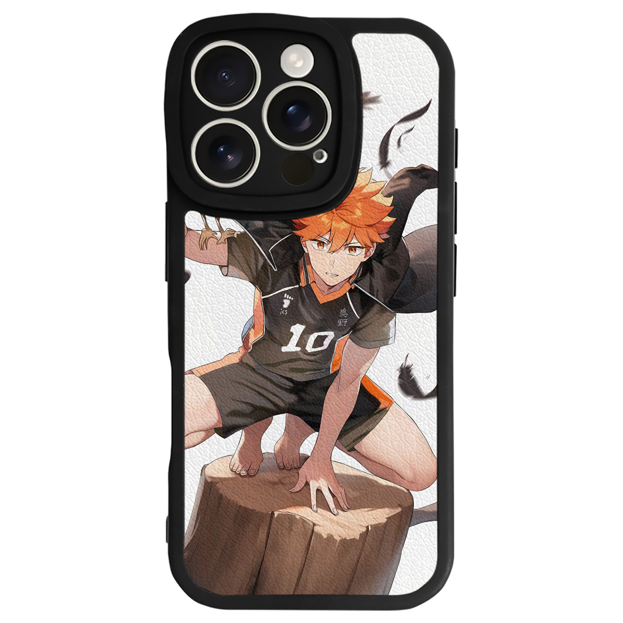 （画像用） ハイキュー!! Haikyu!! 【iPhone 16シリーズ対応】シリコンスマホケース（レザー調） 材質：シリコン